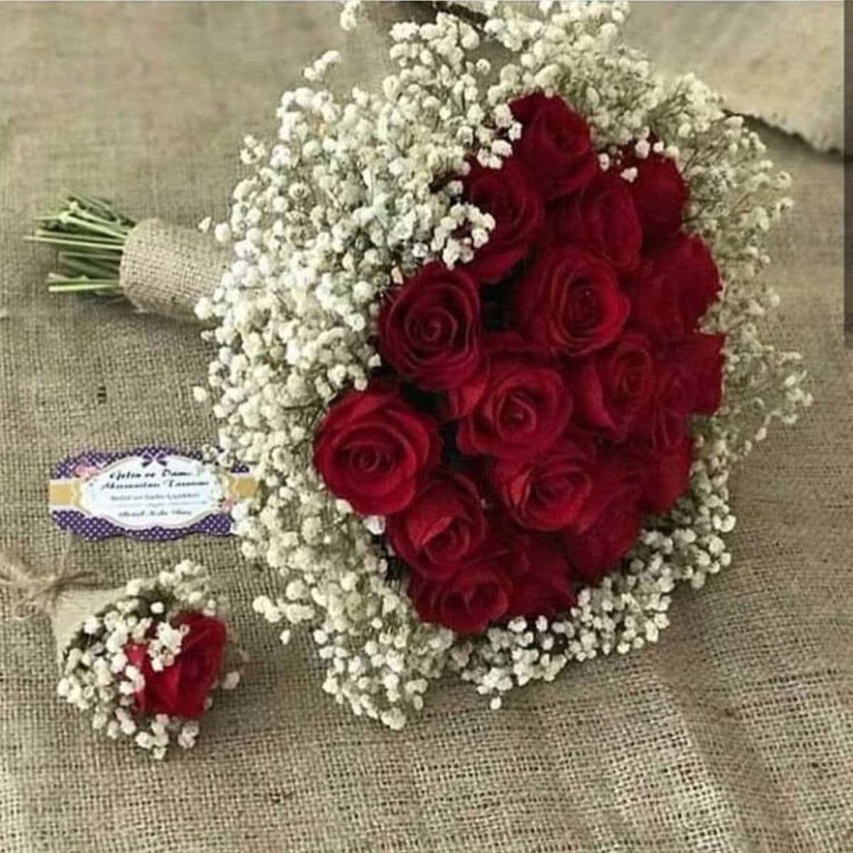 Red Bridal Bliss Bunch